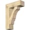 Ekena Millwork Balboa Block Rough Sawn Bracket w/ Offset Brace, Douglas Fir, 8"W x 24"D x 32"H BKT0806X24X32BOA05RDF - alternate 1